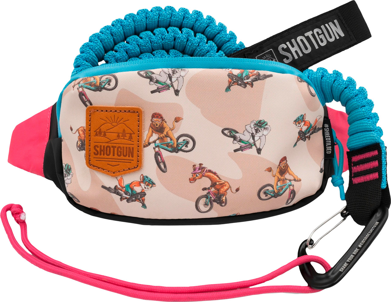 Kids Ride Shotgun Mountain Bike Tow Rope and Hip Pack Combo - Children