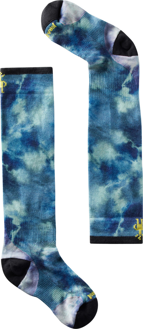 Smartwool Ski Zero Cushion Tie Dye Print OTC Socks - Youths