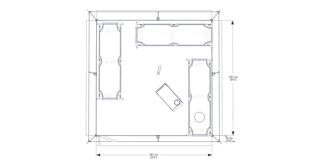 Esker Classic Winter Tent 10ft. x 10ft.