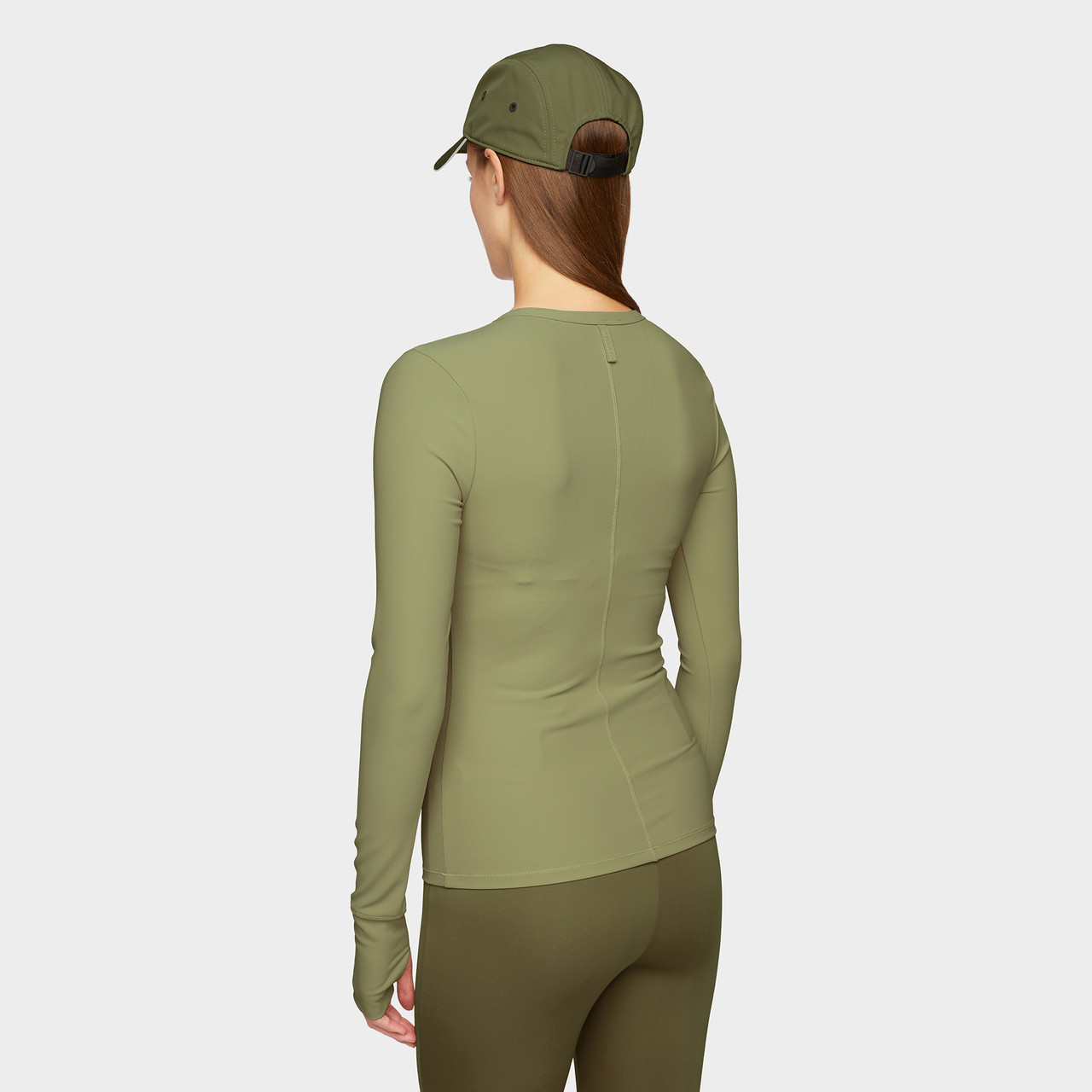 Tilley Fitted Rib Crewneck Long Sleeve Top - Women's