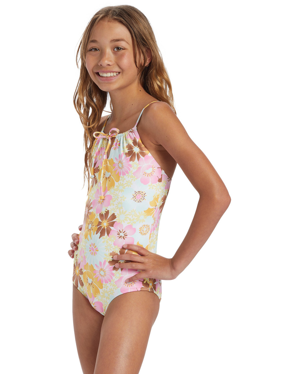 Billabong Flower Power One Piece Swimsuit - Girls' - Youths