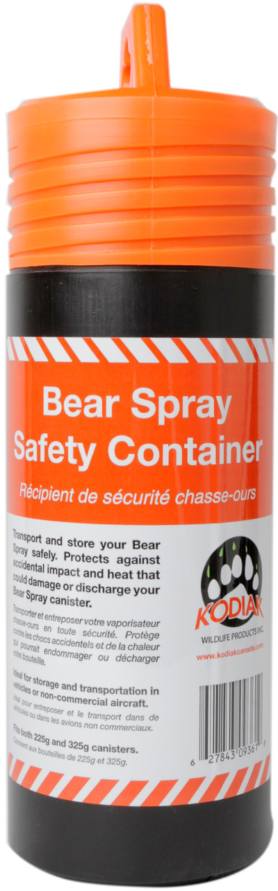 Kodiak Bear Spray Safety Travel Container