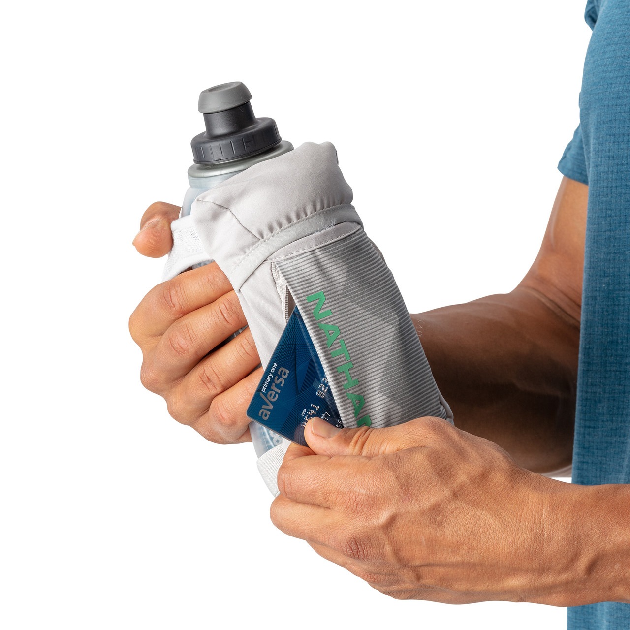 Nathan Quick Squeeze Insulated Handheld Bottle 18 oz.
