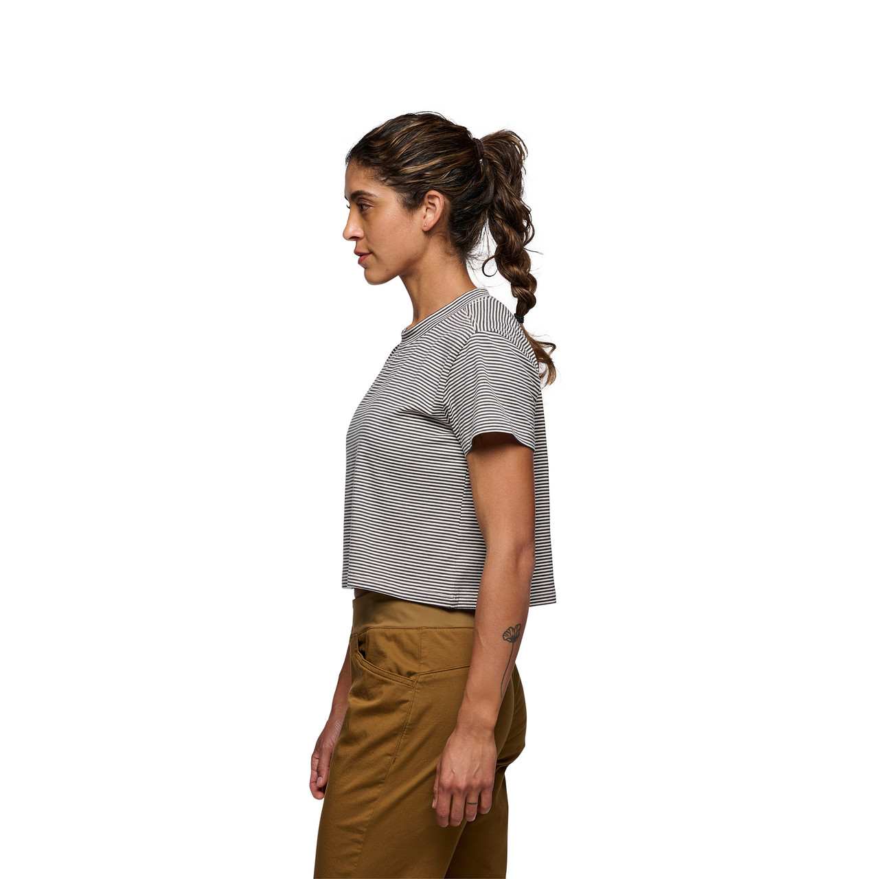 Black Diamond BD Stripe Crop Tee - Women's