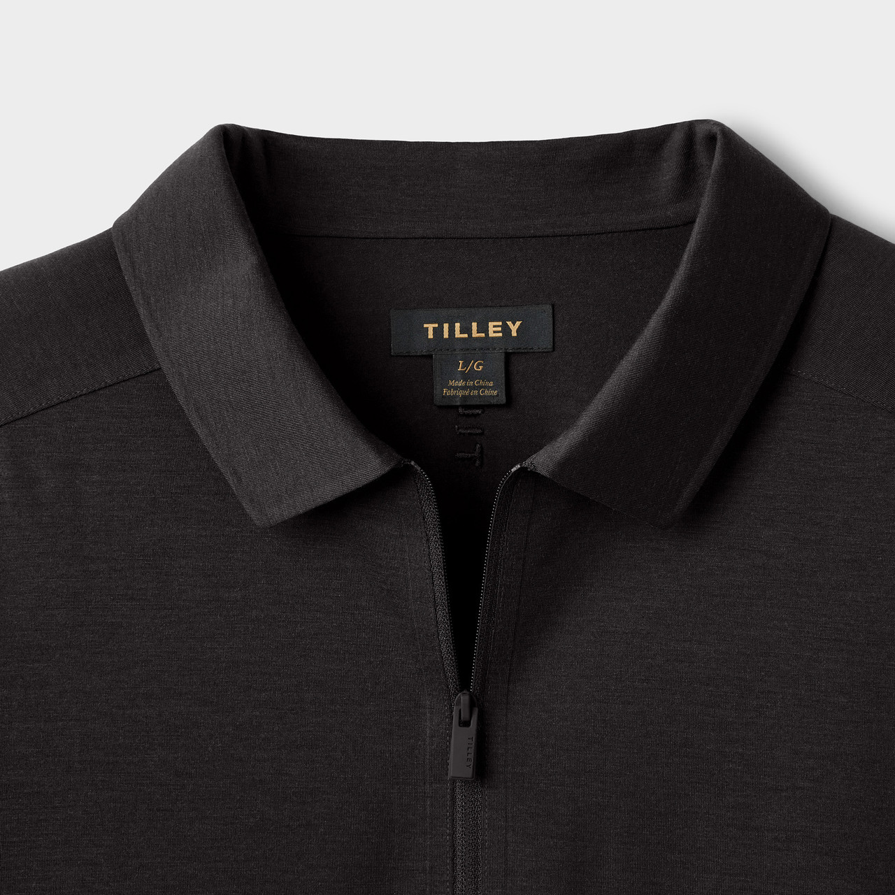 Tilley Merino LS Zip Polo - Men's