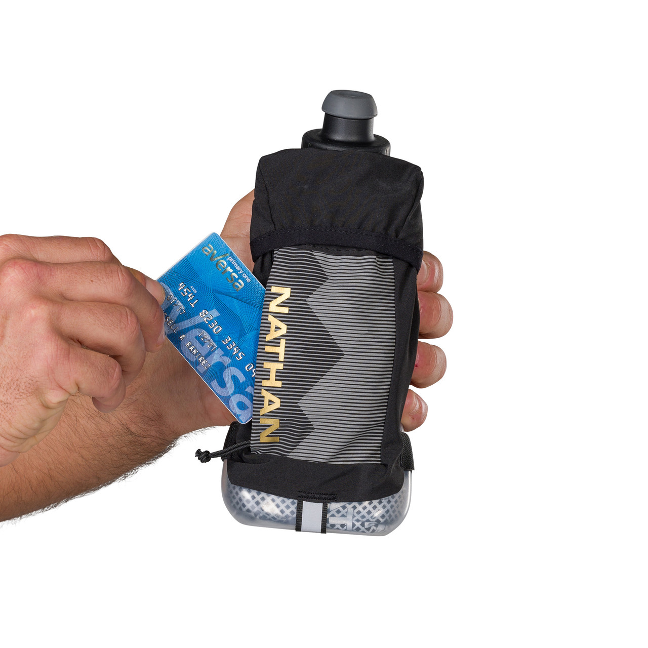 Nathan Quick Squeeze Plus Insulated Handheld Bottle 18oz. - Unisex