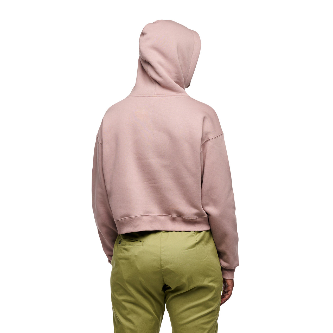 Black Diamond Crop Pullover Hoody - Women's