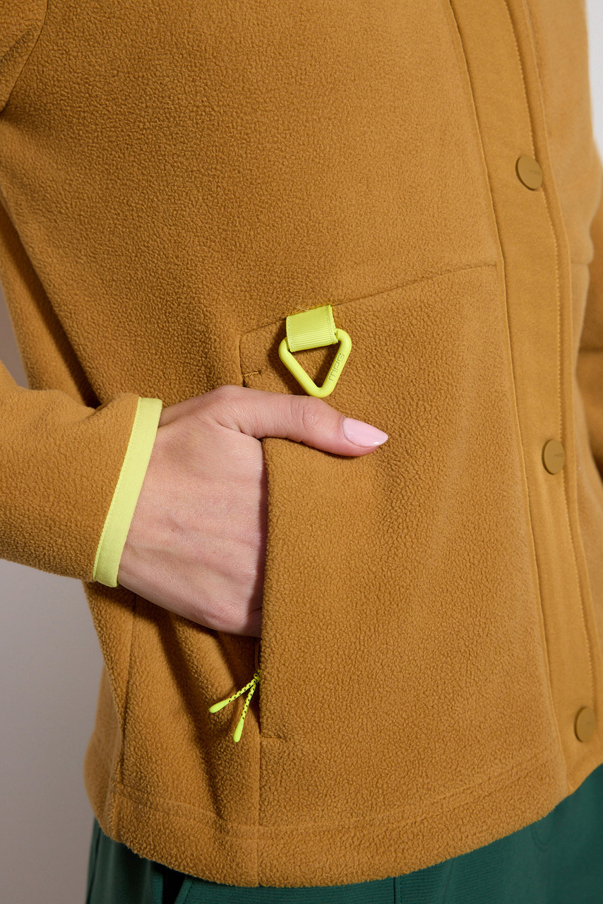 MPG Mixed Media Fleece Jacket with Carabiner - Women's