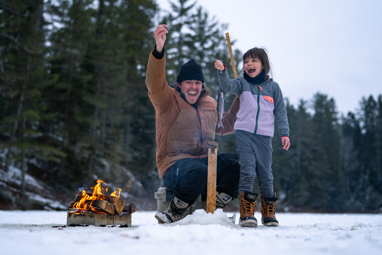 Wolf and Grizzly Fire Safe Portable Fire Pit