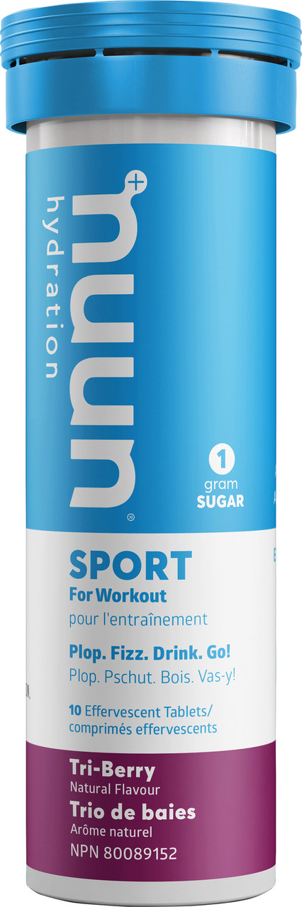 Nuun Sport Electrolyte Replacement Tablets Tri Berry