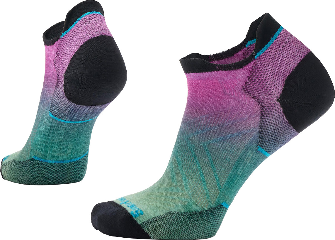 Smartwool Run Zero Cushion Ombre Print Low Ankle Socks - Women's