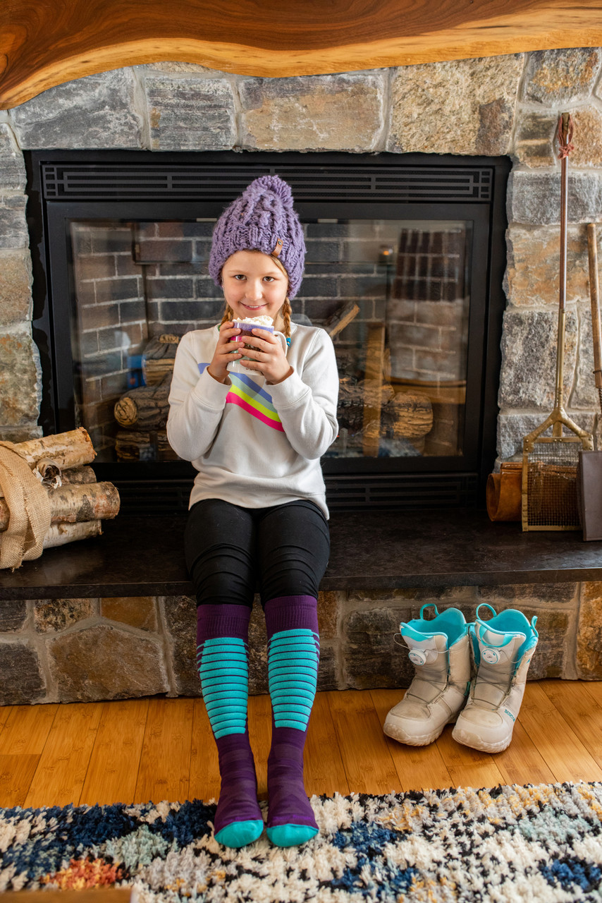 Darn Tough Edge Jr. OTC w/Padded Cushion - Youths