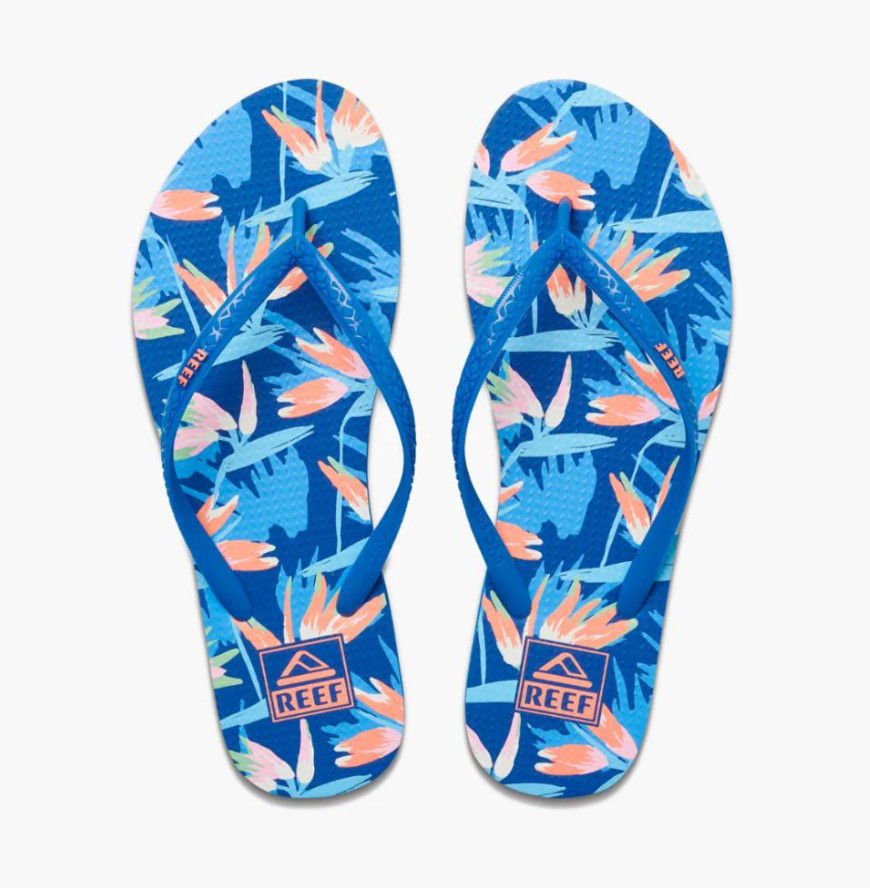 Reef Seaside Prints Flip Flops - Women's