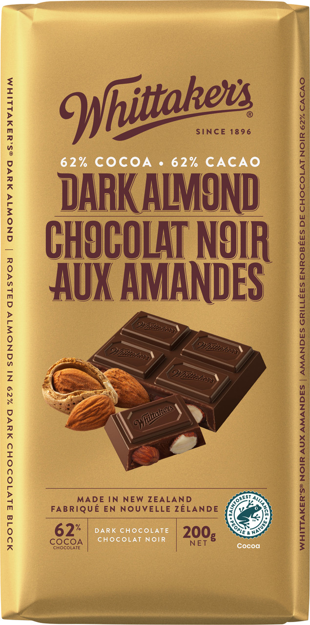 Whittaker's Dark Almond Chocolate