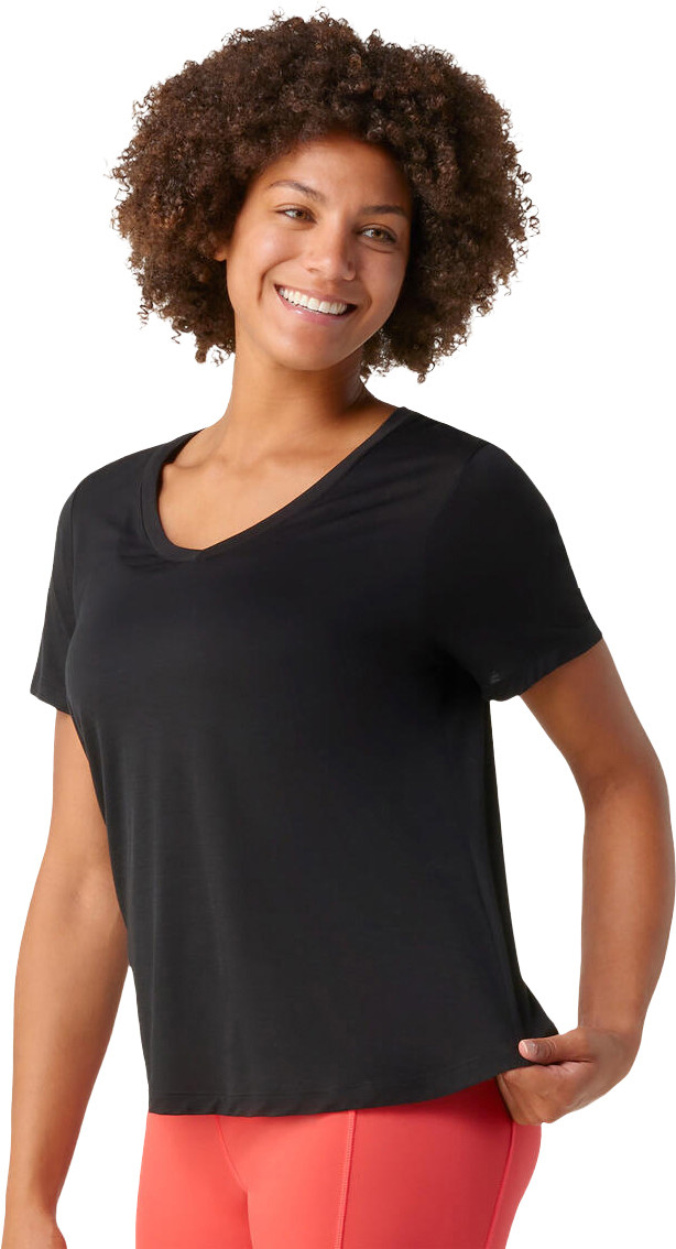 Smartwool Active Ultralite V-Neck Short Sleeve Top - Women's