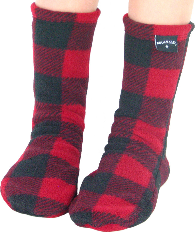 Polar Feet Non Skid Fleece Socks - Youths