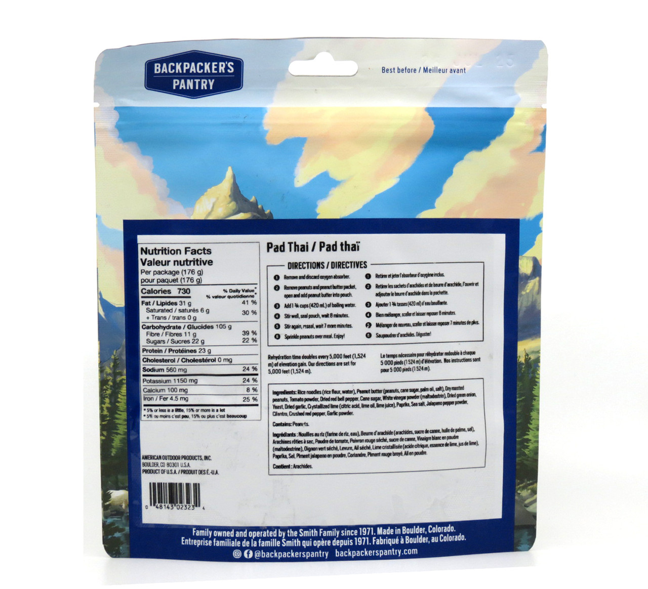 Backpacker's Pantry Pad Thai