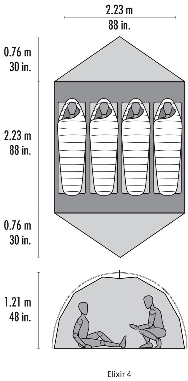 MSR Elixir 4-Person Tent