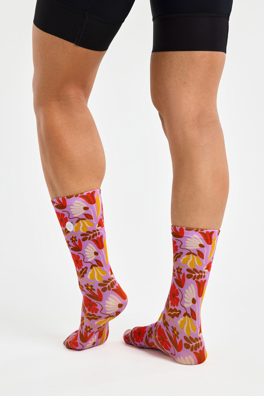 Peppermint Printed Socks - Women's