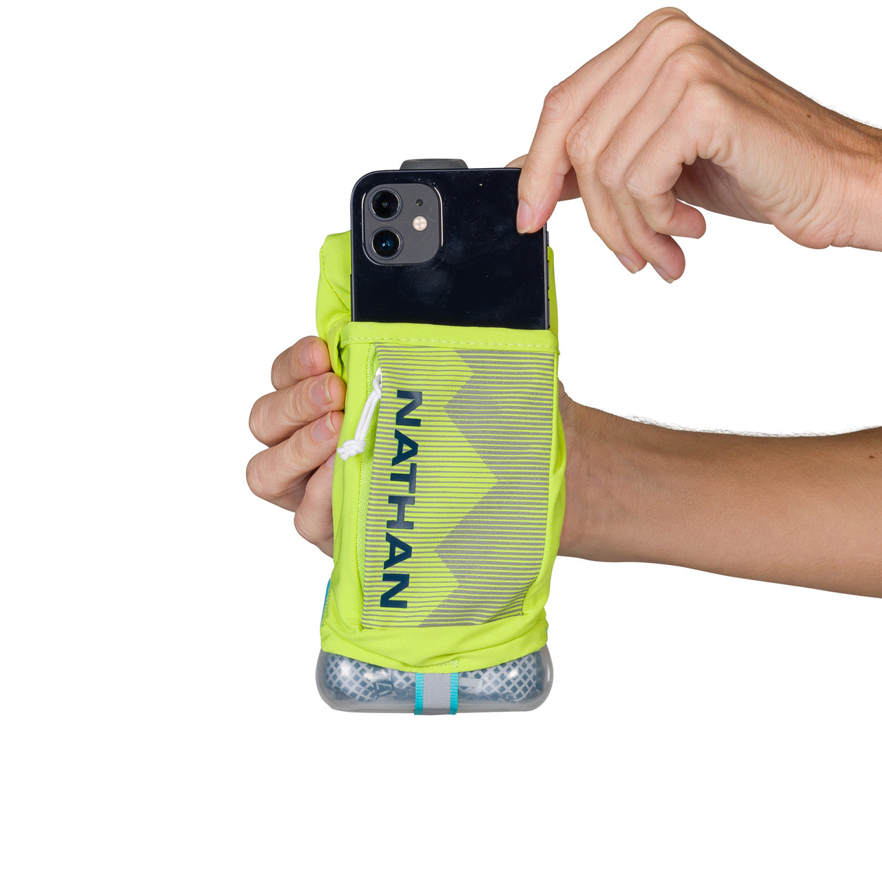 Nathan Quick Squeeze Insulated Handheld Bottle 12oz. - Unisex