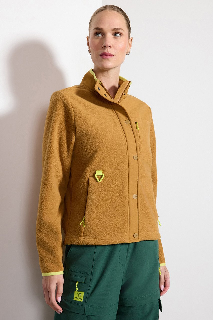 MPG Mixed Media Fleece Jacket with Carabiner - Women's