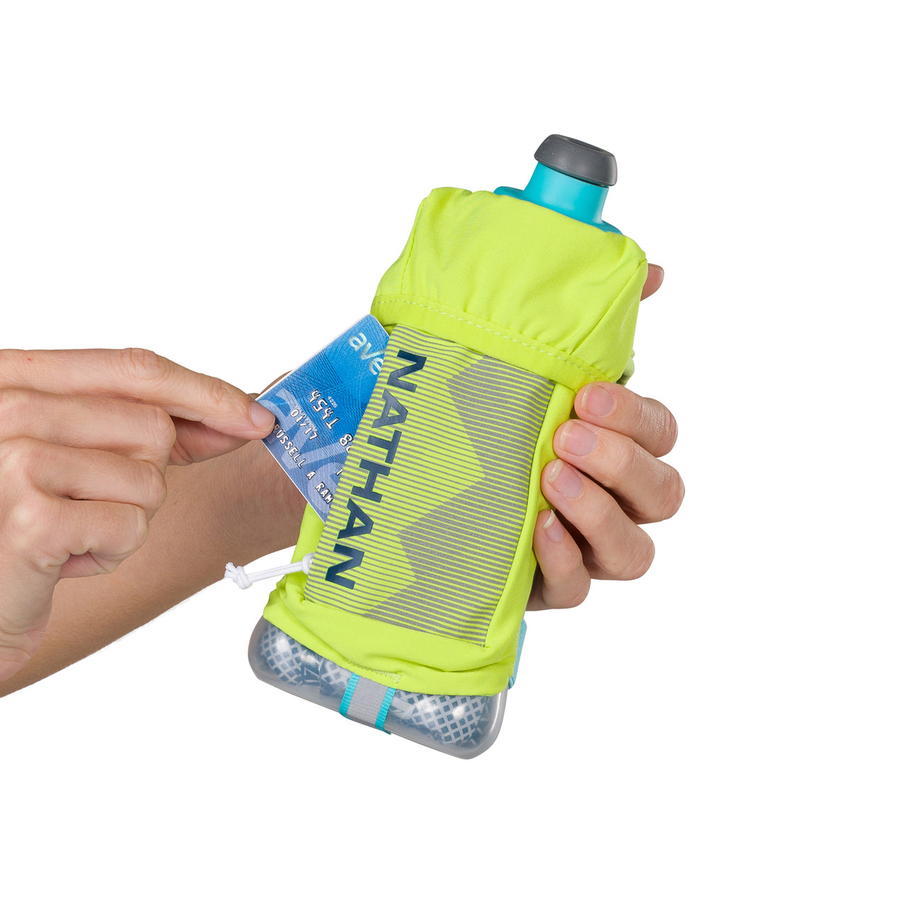 Nathan Quick Squeeze Insulated Handheld Bottle 12oz. - Unisex