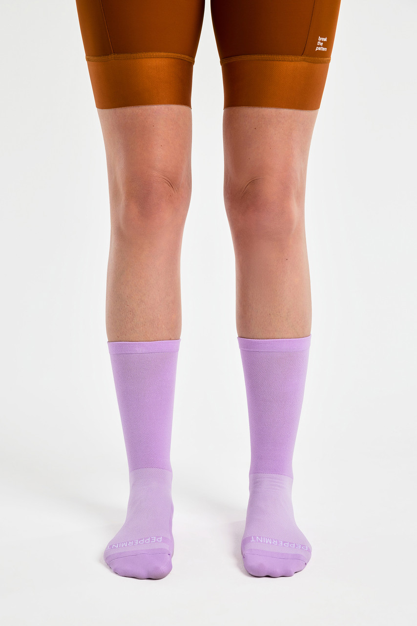 Peppermint Solid Knitted Socks - Women's