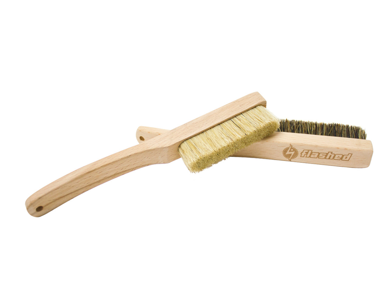 Flashed Bert Stiff Bristle Boar's Hair Brush