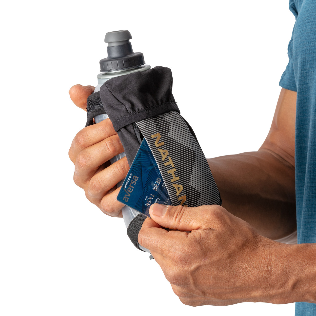 Nathan Quick Squeeze Insulated Handheld Bottle 18 oz.