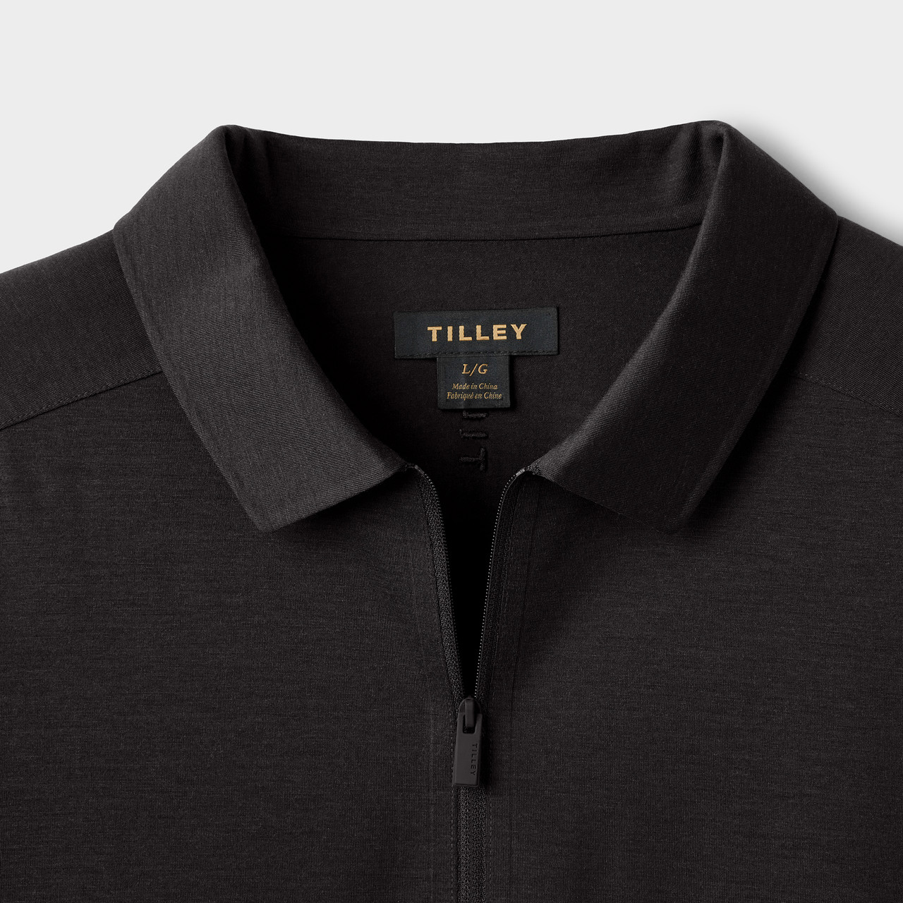 Tilley Merino LS Zip Polo - Men's