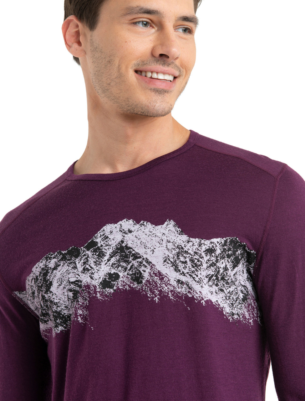 icebreaker Merino 200 Oasis LS Crew Remarkables - Men's