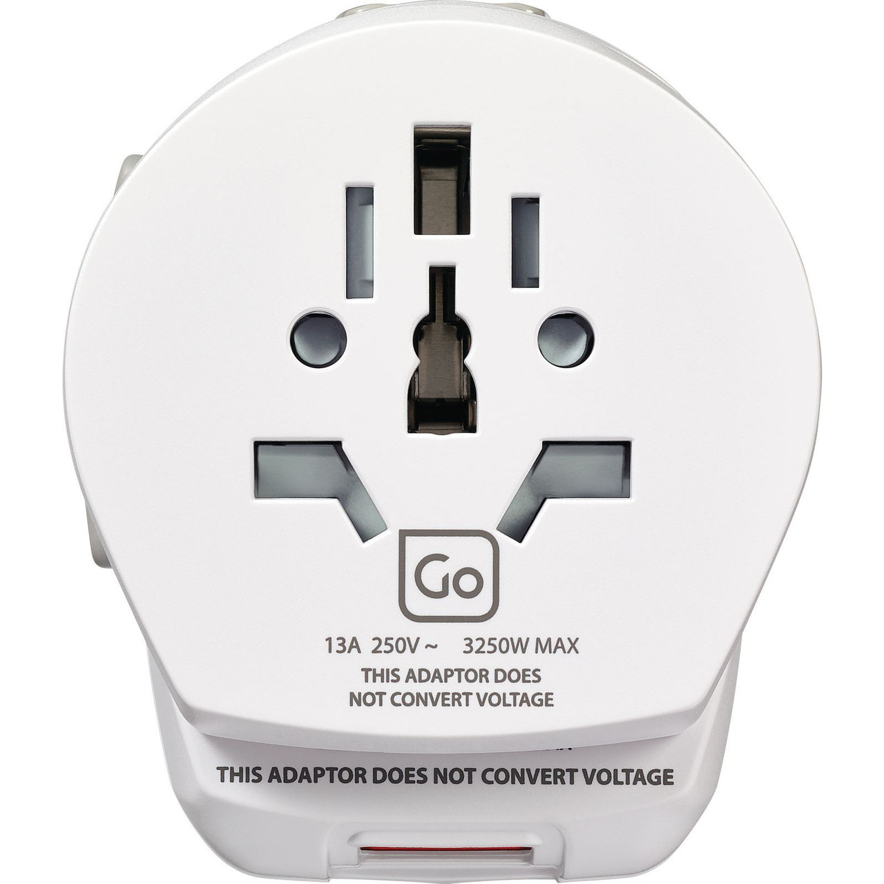 Go Travel Worldwide Travel Adapter with USB