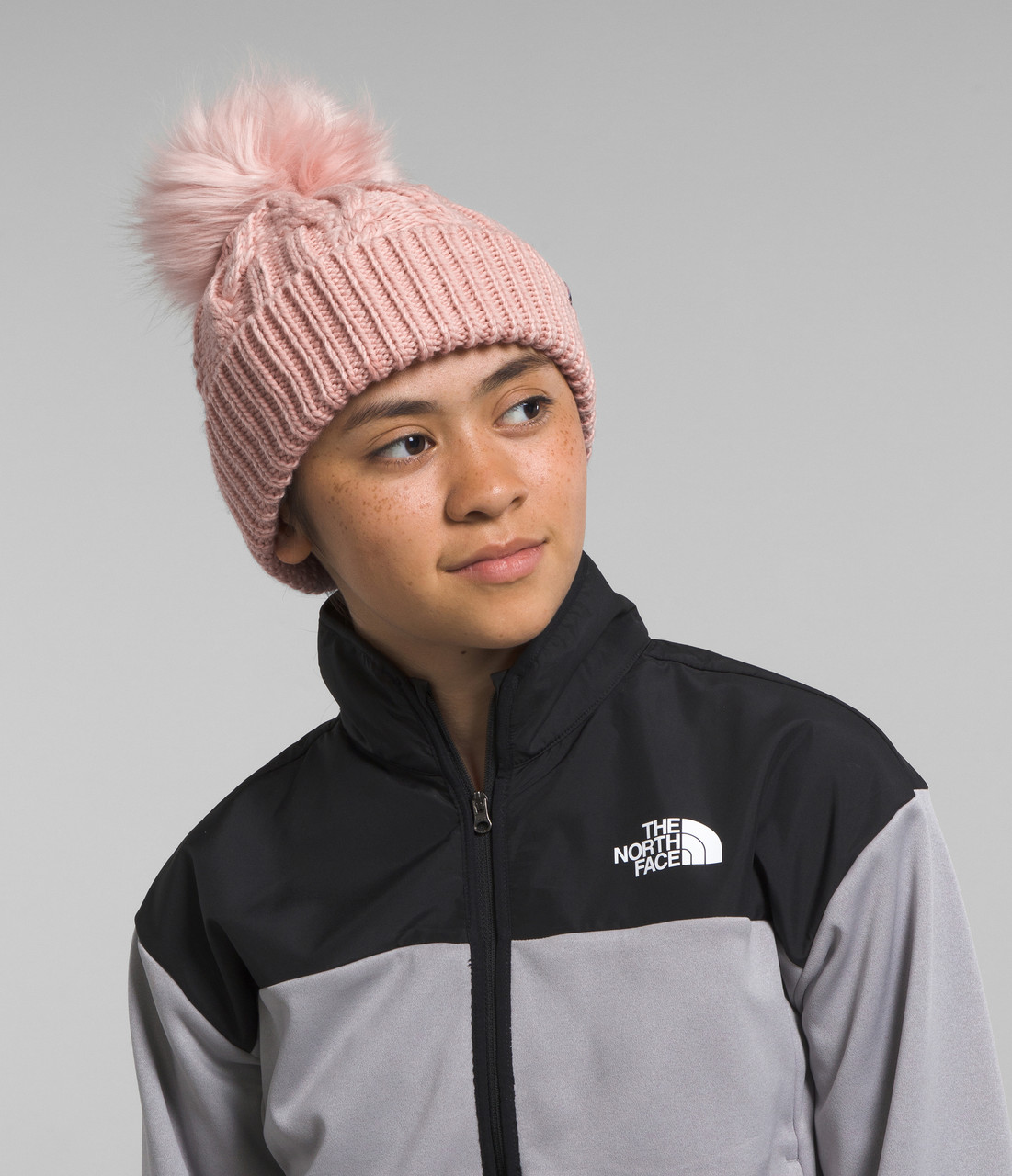 The North Face Oh Mega Fur Pom Beanie - Children
