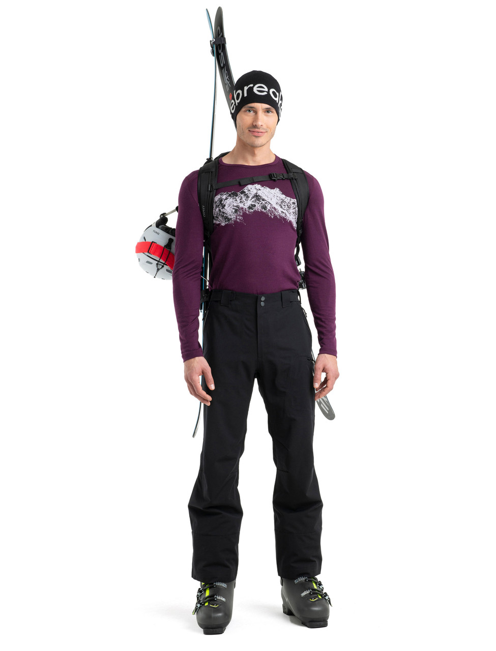 icebreaker Merino 200 Oasis LS Crew Remarkables - Men's