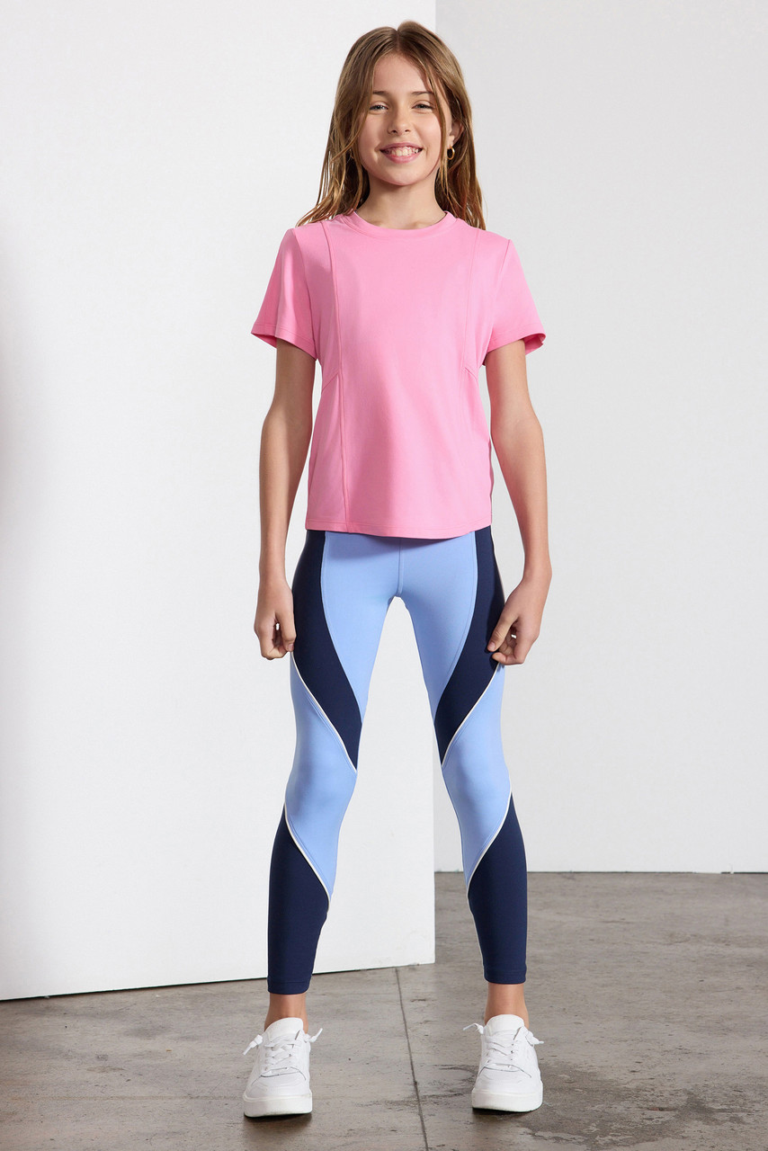 MPG Revel Crew Neck Fitted Tech Tee - Girls' - Youths