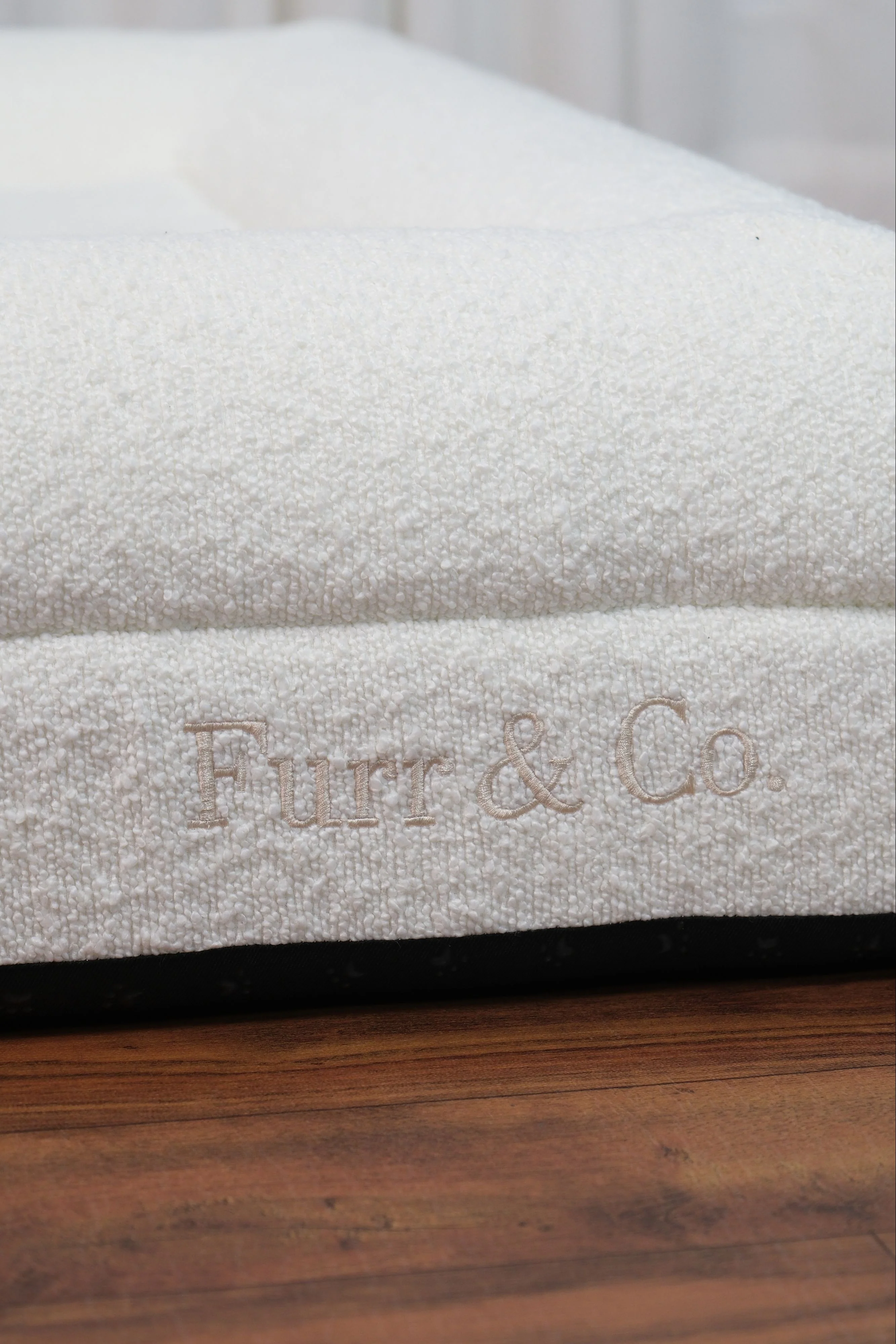 The Luxe Bouclé Restorative Pet Bed