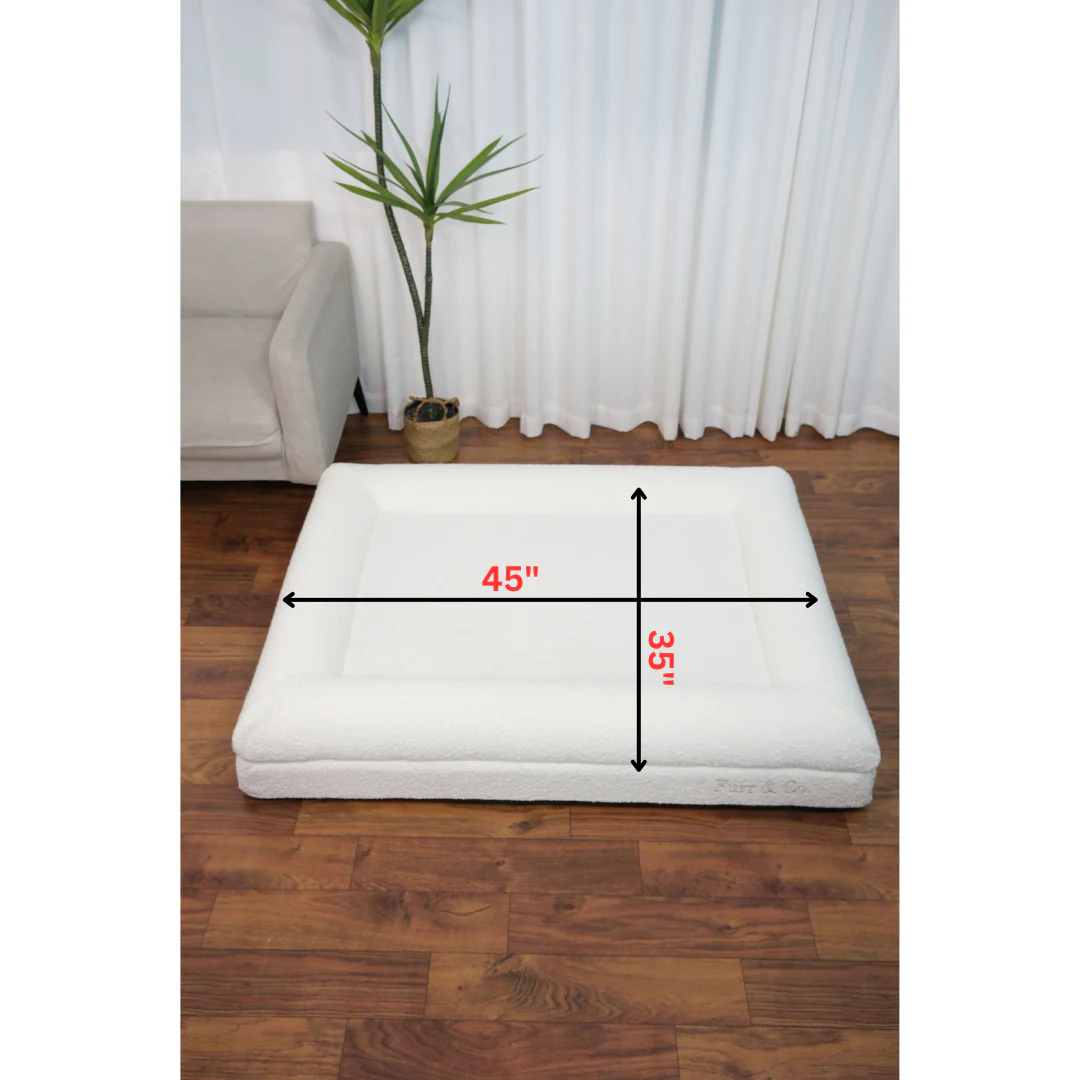 The Luxe Bouclé Restorative Pet Bed