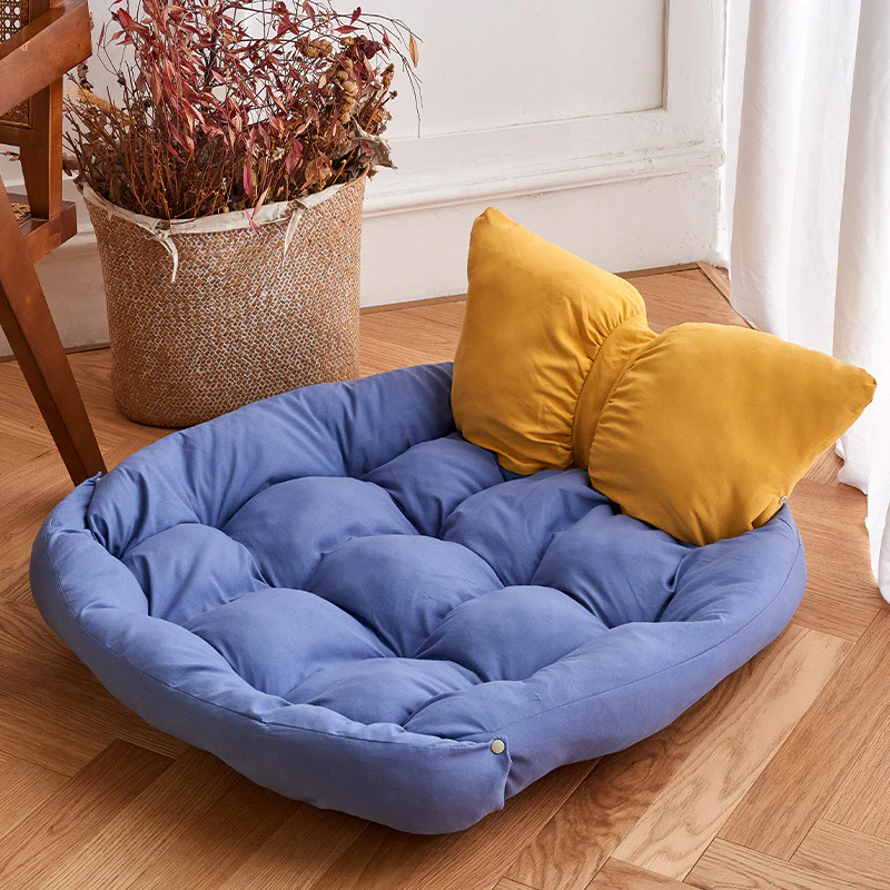 Luxury 2-in-1 Plush Mini Sofa Bed | Warm Comfort for Pets