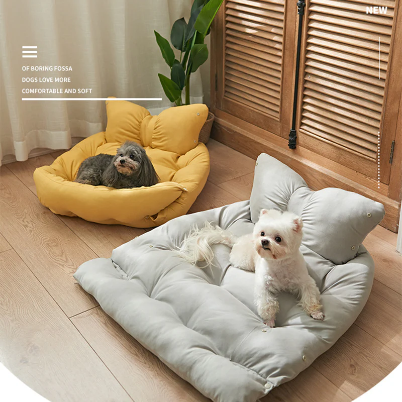 Luxury 2-in-1 Plush Mini Sofa Bed | Warm Comfort for Pets