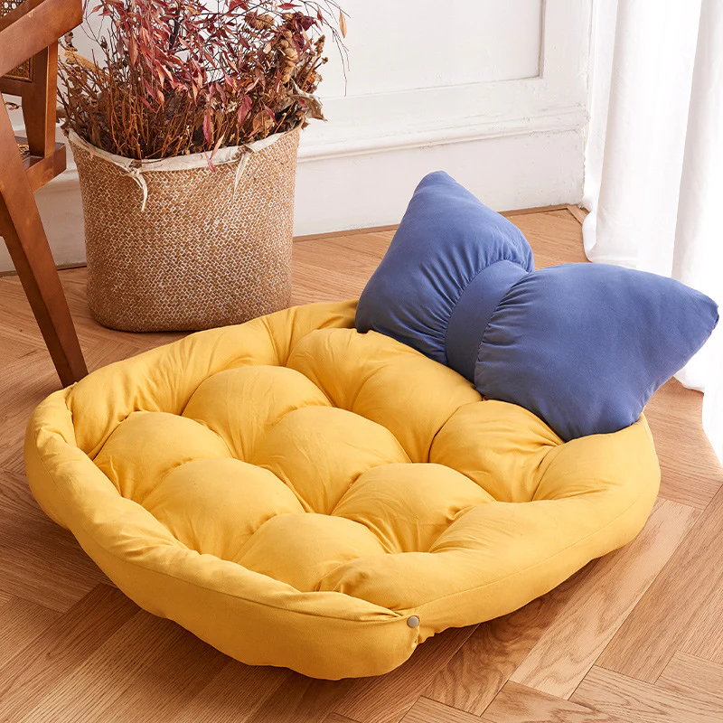 Luxury 2-in-1 Plush Mini Sofa Bed | Warm Comfort for Pets