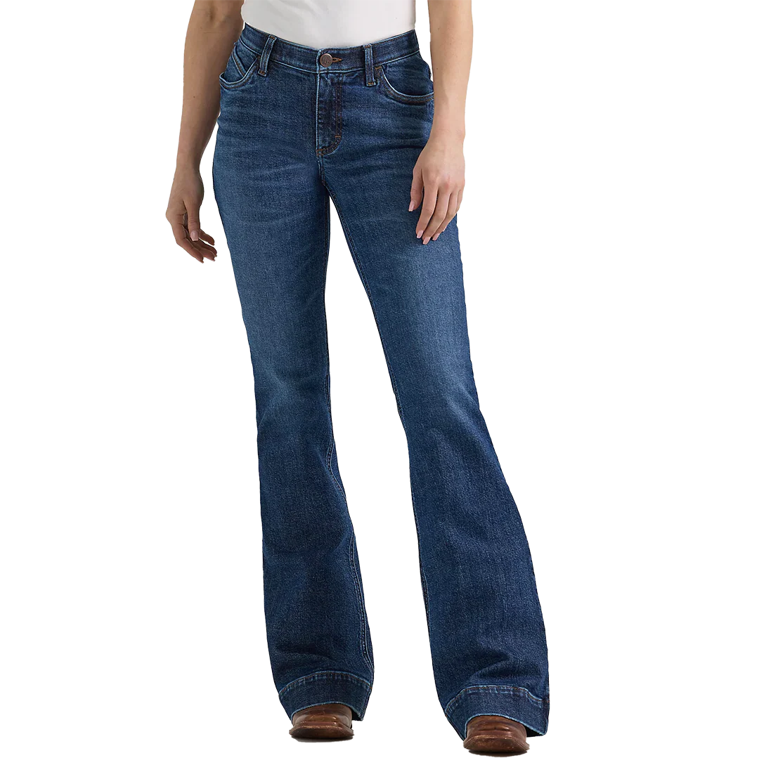 Wrangler Women's Ultimate Riding Willow Mid-Rise Trouser Jeans