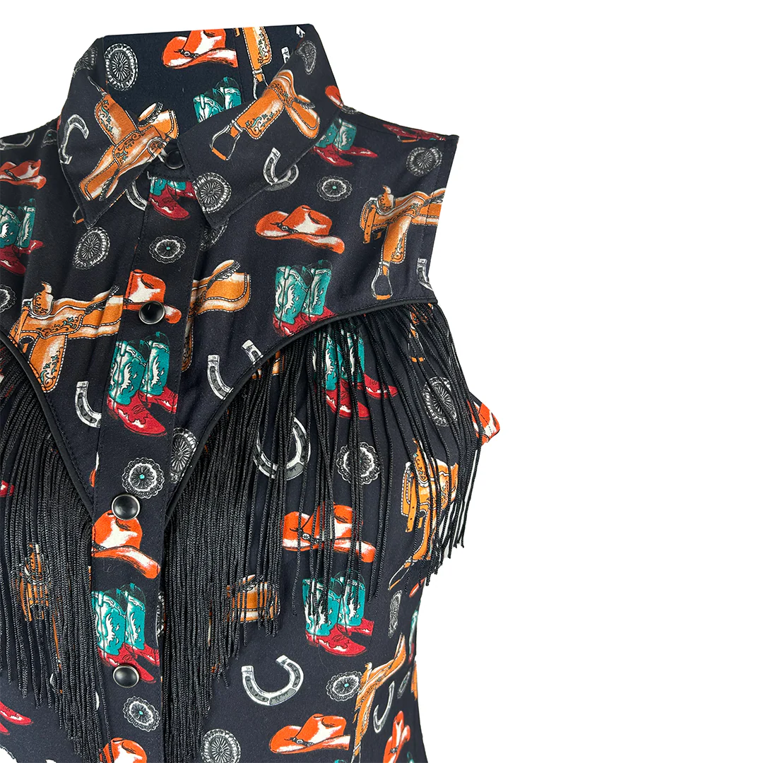 Rock & Roll Denim Women's Conversational Sleeveless Shirt