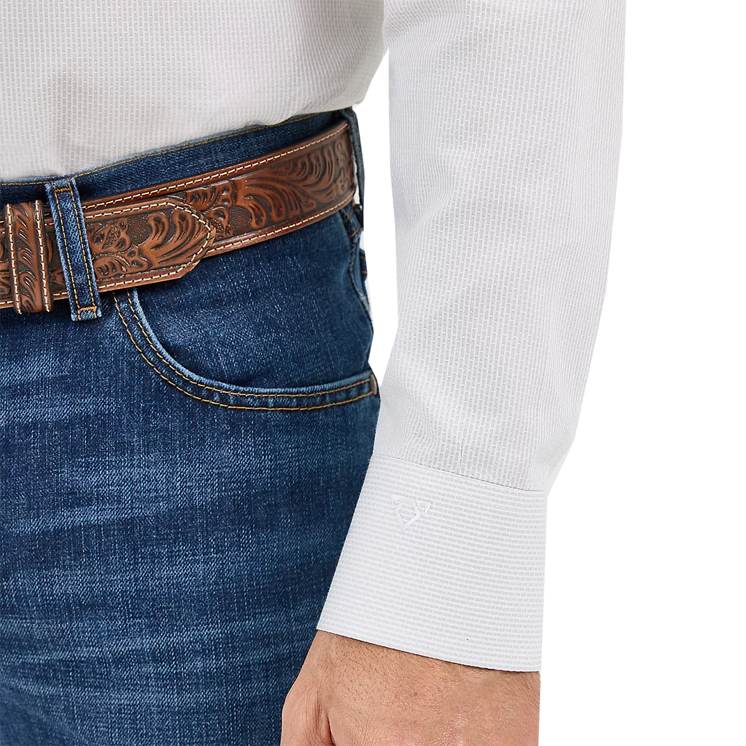 Wrangler Men's Cody Johnson One Pocket Long Sleeve Button Shirt