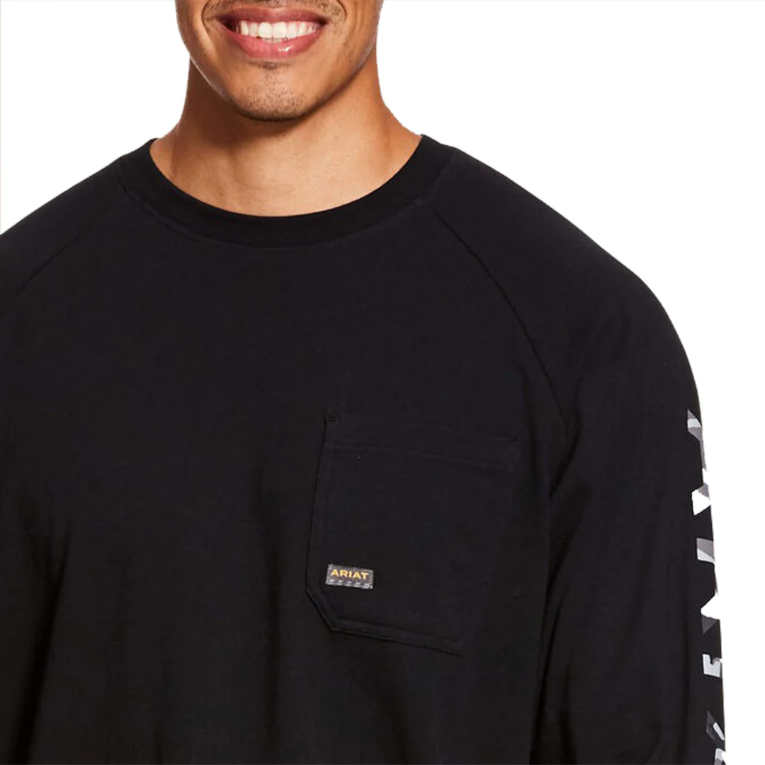Ariat Men's Rebar Cotton Strong Graphic Long Sleeve Shirt