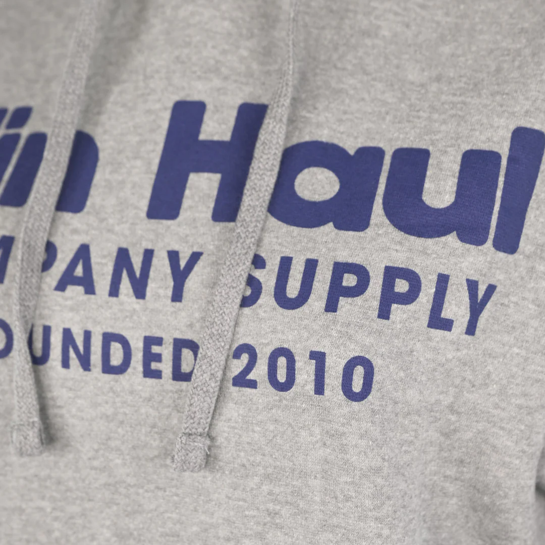 Tin Haul Men's Logo Hoodie in Grey