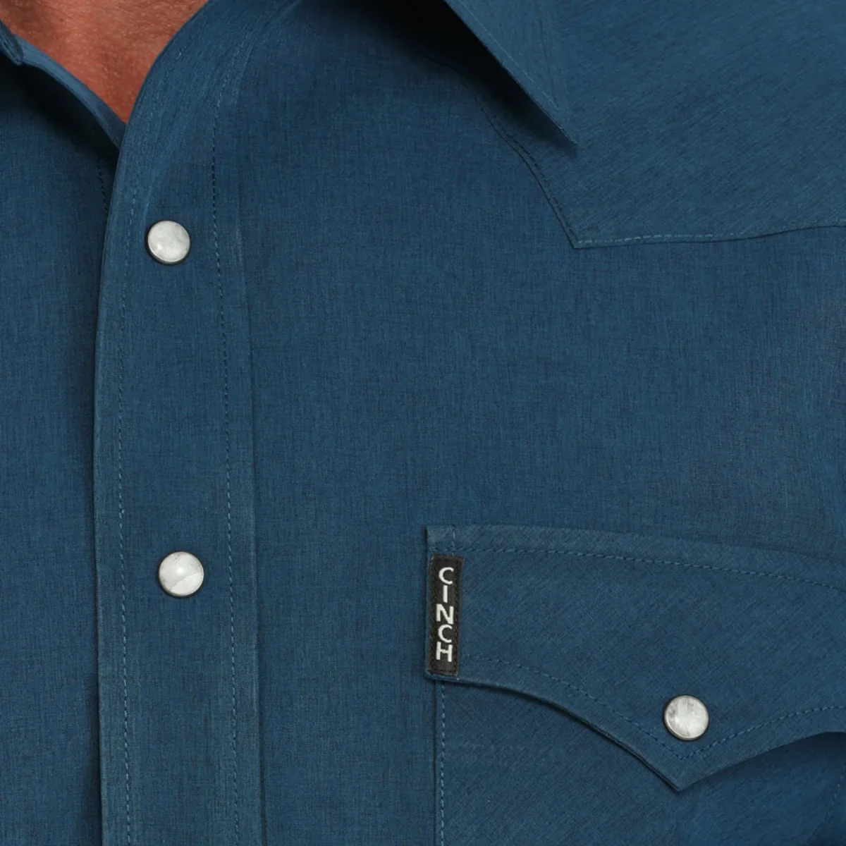 Cinch Men's Solid A-Flex Long Sleeve Snap Shirt