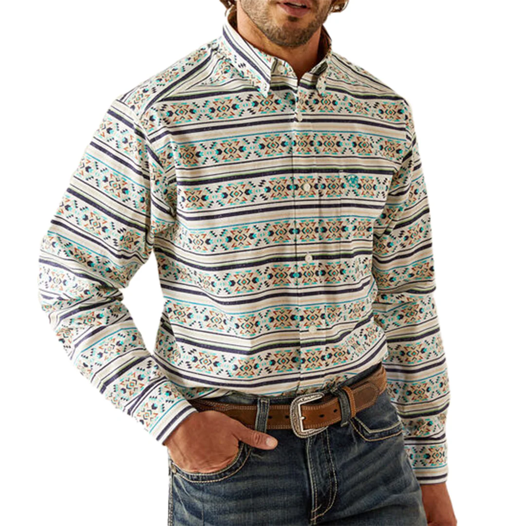 Ariat Men's Judge Classic Fit Long Sleeve Button Shirt