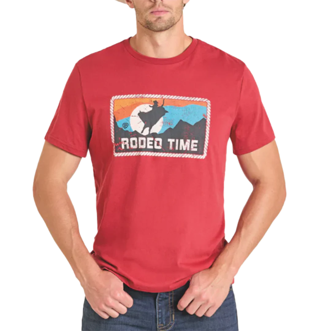 Rock & Roll Denim Unisex Rodeo Time Graphic T-Shirt