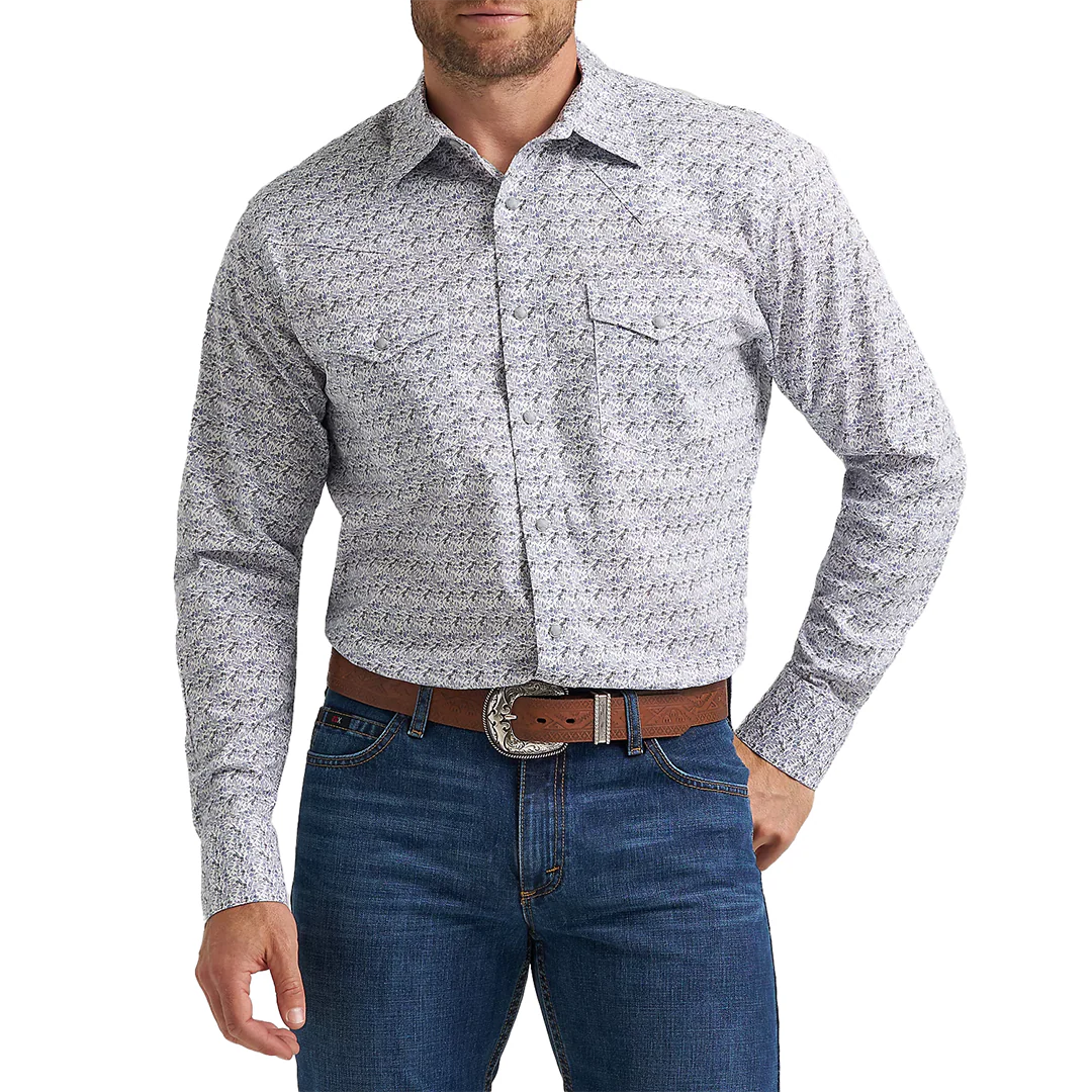 Wrangler Men's 20X Competition Advanced Comfort Long Sleeve Snap Shirt