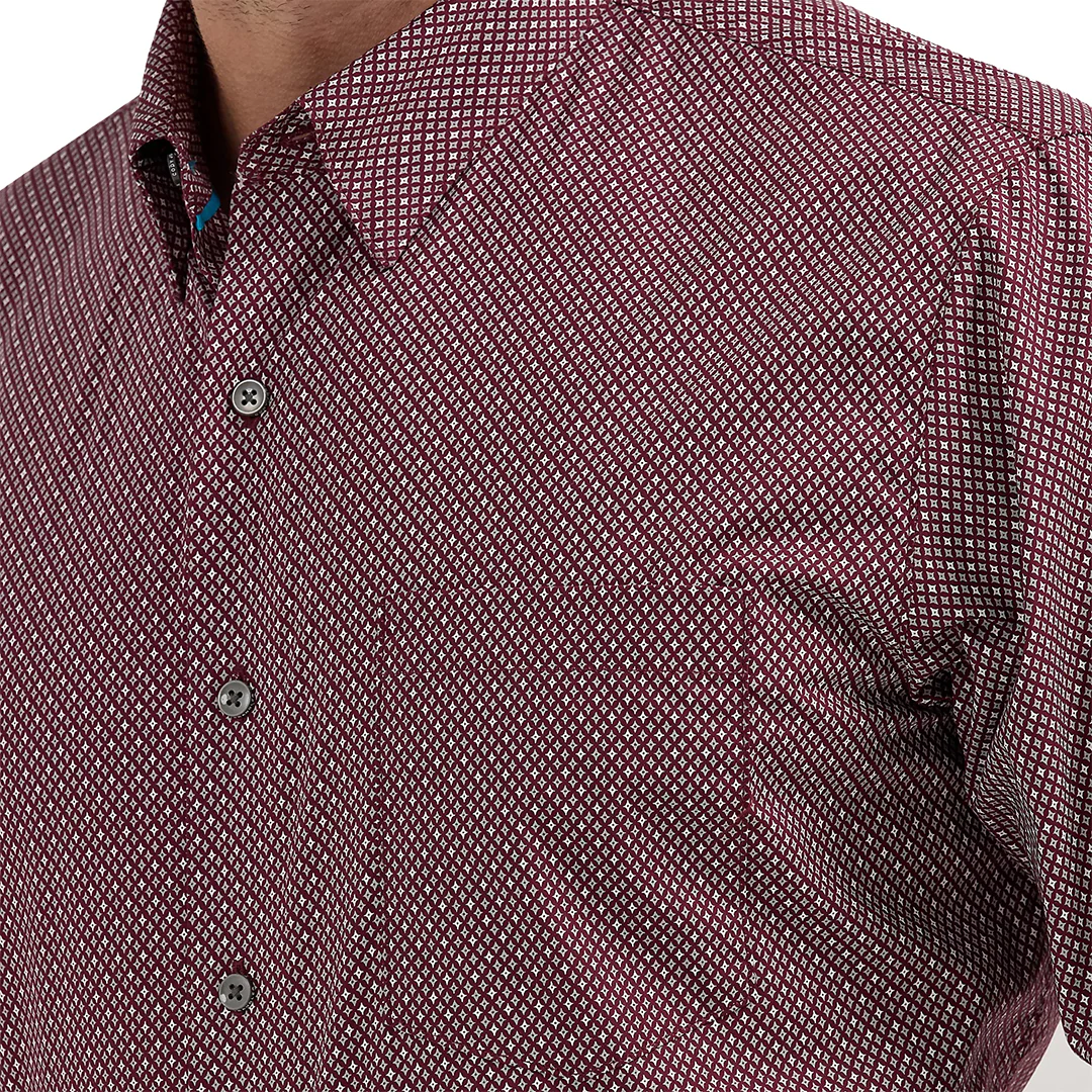 Wrangler Men's Cody Johnson Long Sleeve Button Down Shirt